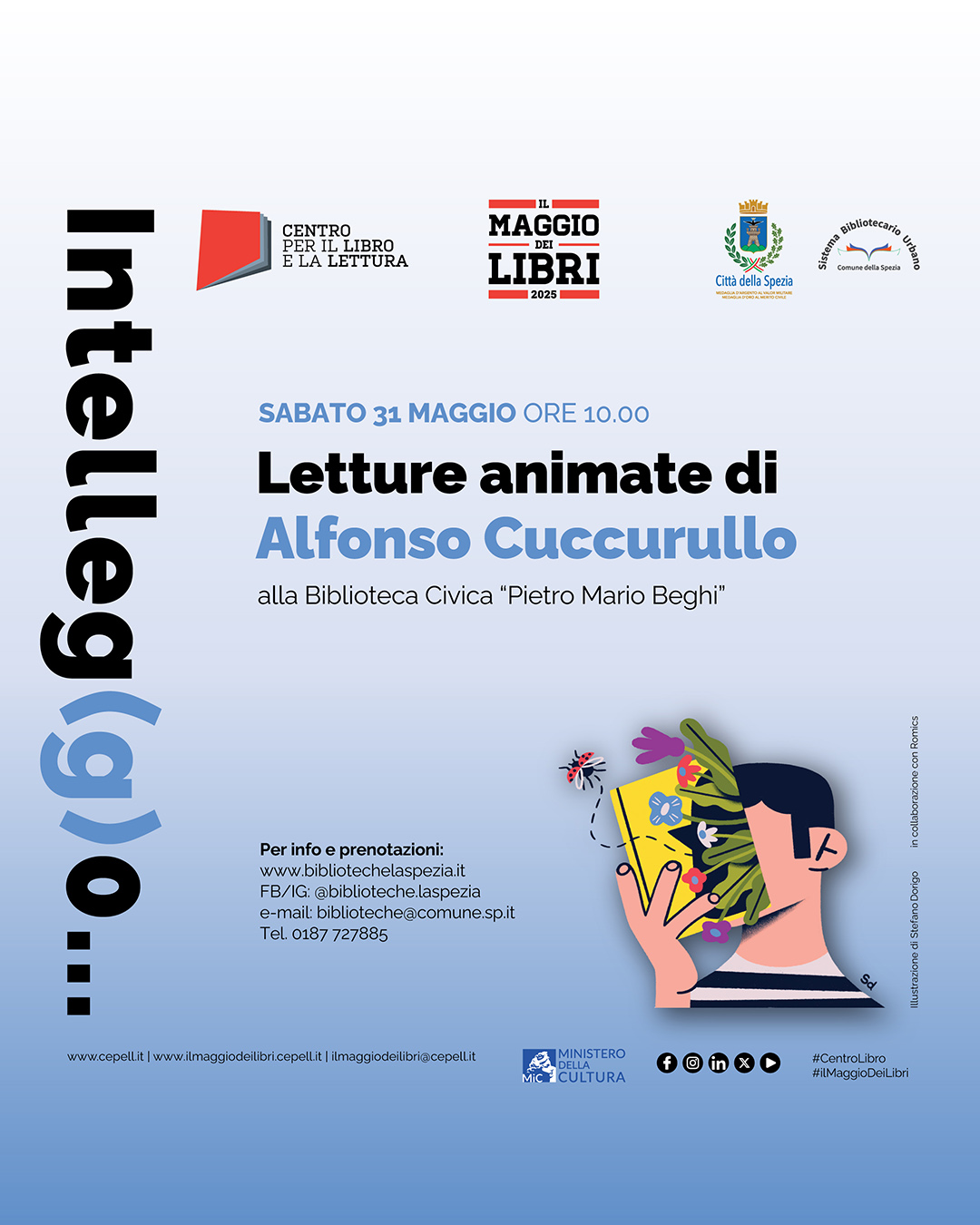 "Letture animate di Alfonso Cuccurullo” alla Biblioteca Civica “Pietro Mario Beghi”