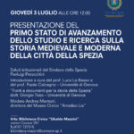 PRESENTAZIONE DEL PRIMO STATO DI AVANZAMENTO DELLO STUDIO E RICERCA SULLA STORIA MEDIEVALE E MODERNA DELLA CITTÀ DELLA SPEZIA