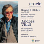 Storie. Incontri d’autore alla Spezia - Andrea Vitali presenta "Profezia del povero Erasmo"