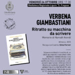 "Succede in biblioteca" - Presentazione del libro di Verbena Giambastiani “Ritratto su macchina da scrivere. Di che cosa siamo capaci”