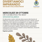 Mercoledì 29 ottobre - Divertiamoci imparando nei musei e nelle biblioteche