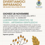 Giovedì 20 novembre - Divertiamoci imparando nei musei e nelle biblioteche