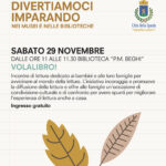 Sabato 29 novembre - Divertiamoci imparando nei musei e nelle biblioteche