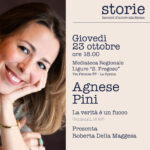 Storie - Incontri d'autore alla Spezia | Agnese Pini