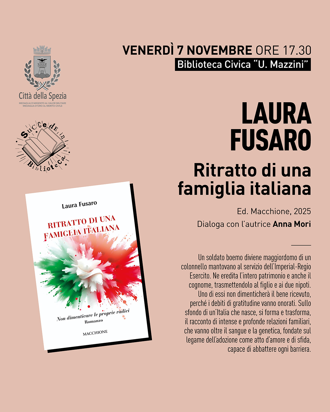 Succede in biblioteca - "Ritratto di una famiglia italiana" di Laura Fusaro