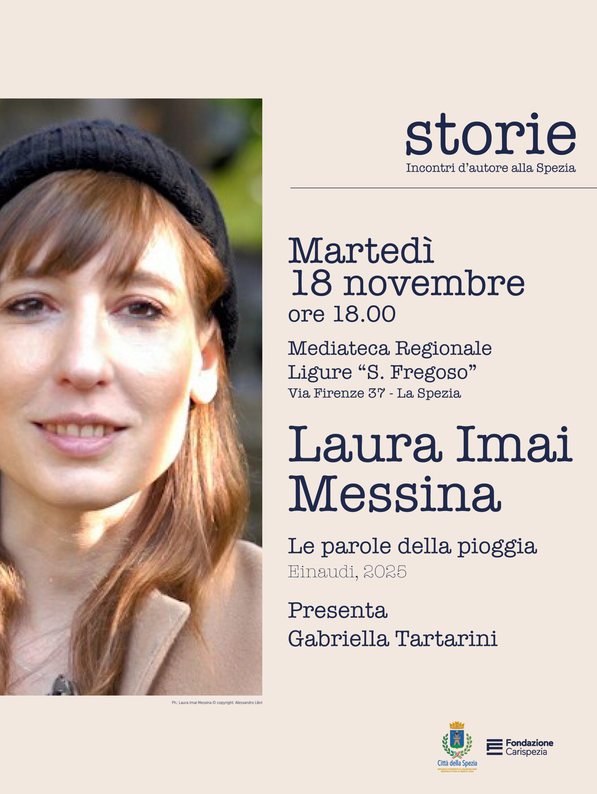Storie. Incontri d’autore alla Spezia - Laura Imai Messina