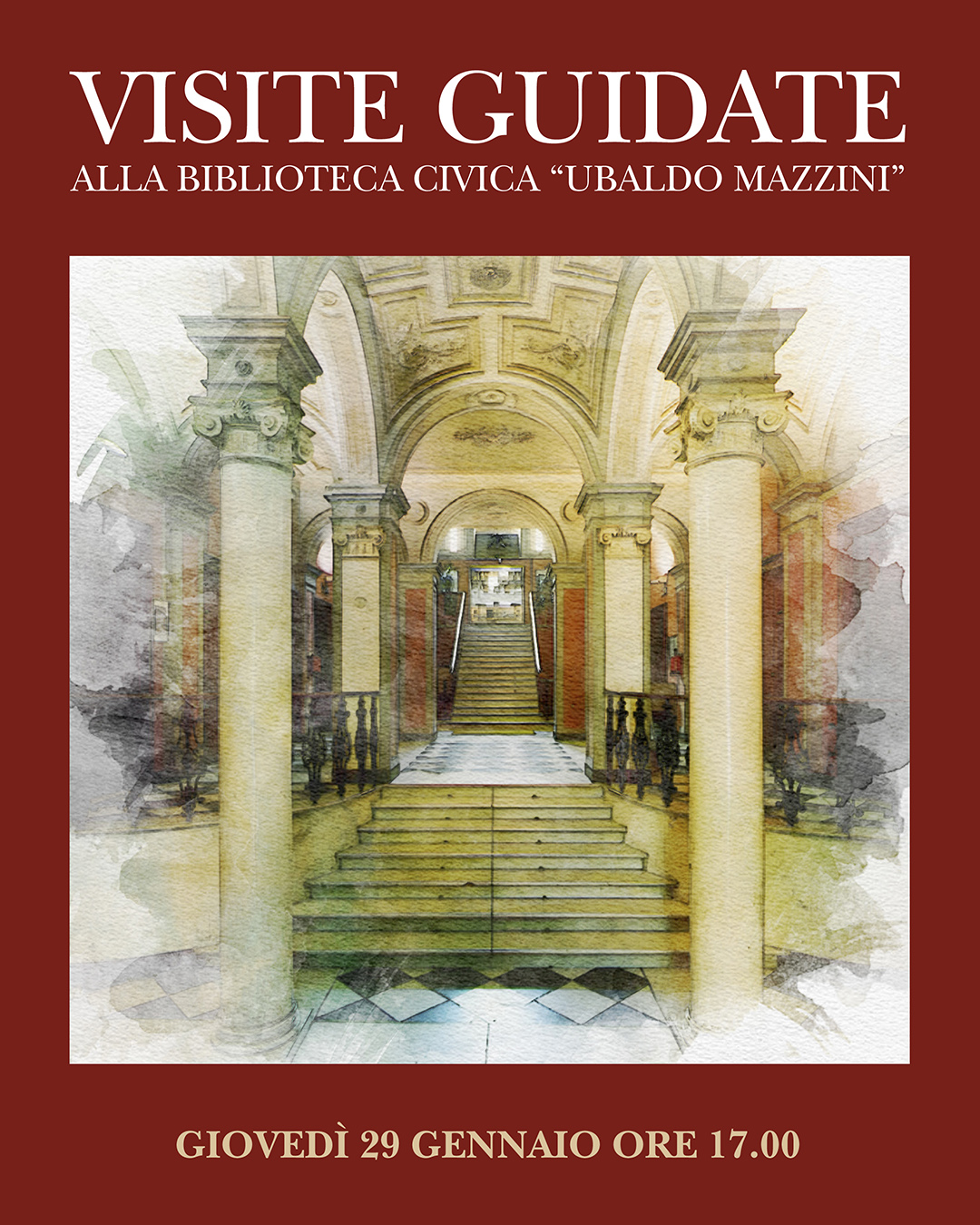 Visita guidata gratuita alla Biblioteca Civica “Ubaldo Mazzini”