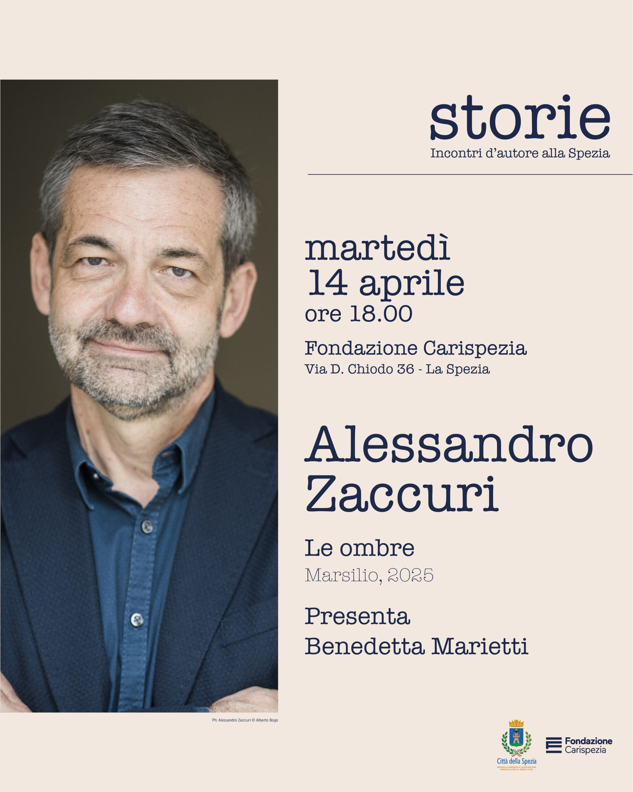 Storie. Incontri d’autore alla Spezia | ALESSANDRO ZACCURI,  Le ombre