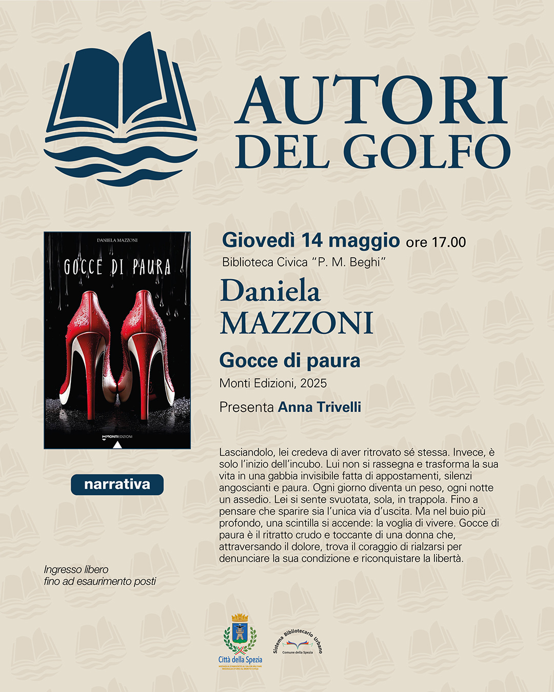 Autori del Golfo - Daniela Mazzoni presenta il suo libro