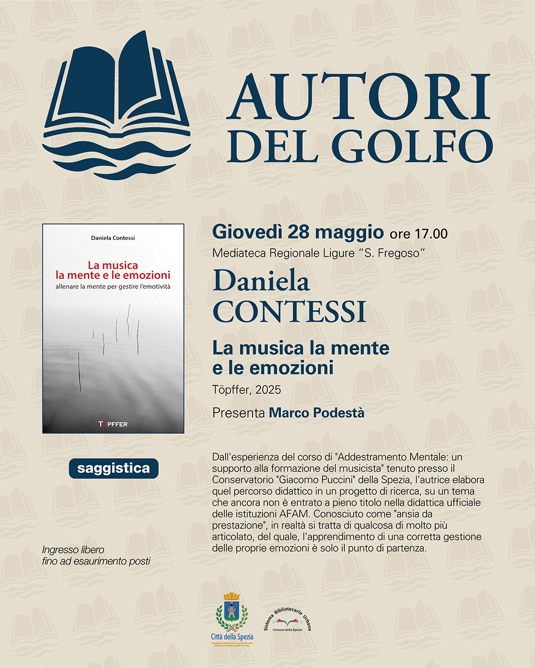 Autori del Golfo - Daniela Contessi presenta il suo libro