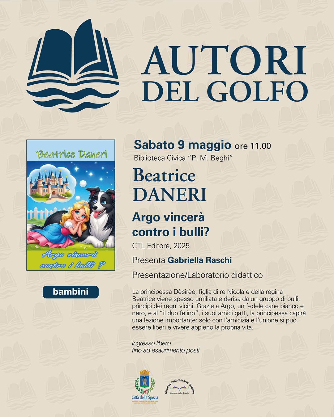 Autori del Golfo - Beatrice Daneri presenta il suo libro