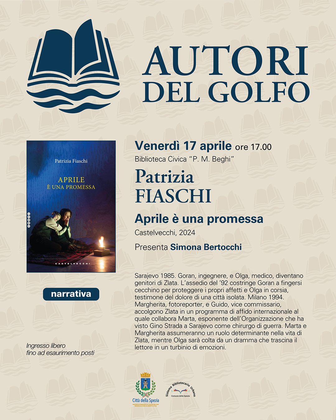 Autori del Golfo - Patrizia Fiaschi presenta il suo libro