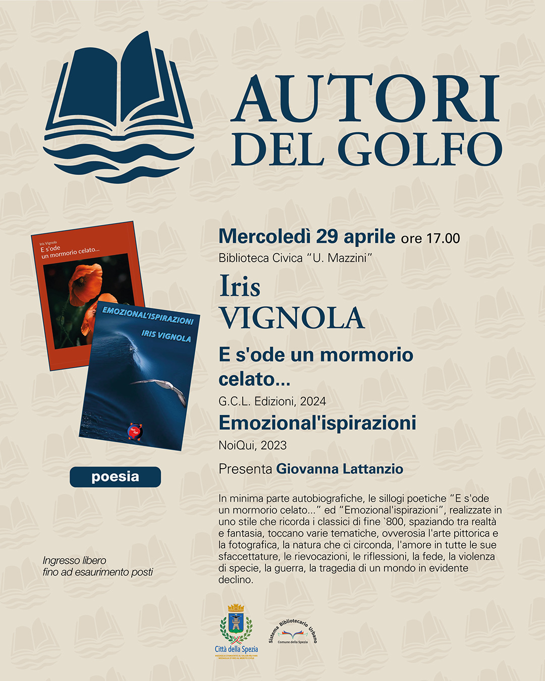Autori del Golfo - Iris Vignola presenta il suo libro