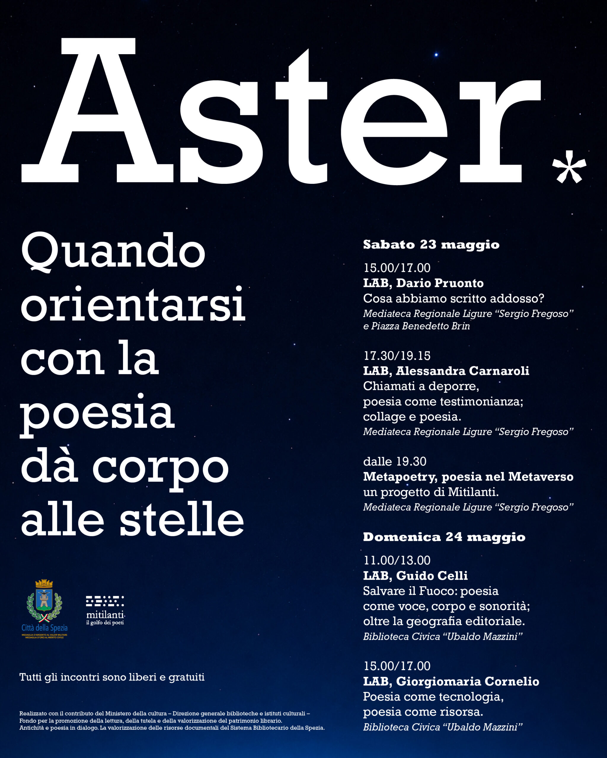 Aster*. Quando orientarsi con la poesia dà corpo alle stelle