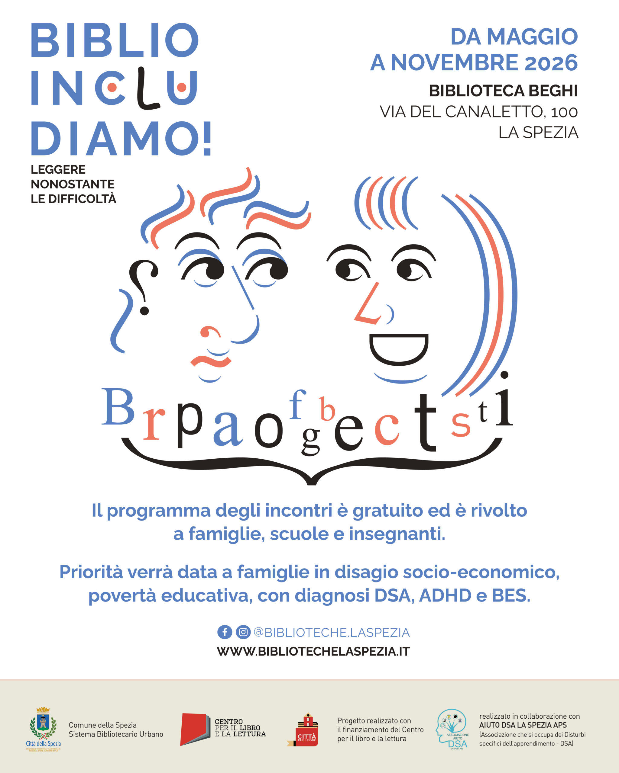 Biblioincludiamo! Leggere nonostante le difficoltà