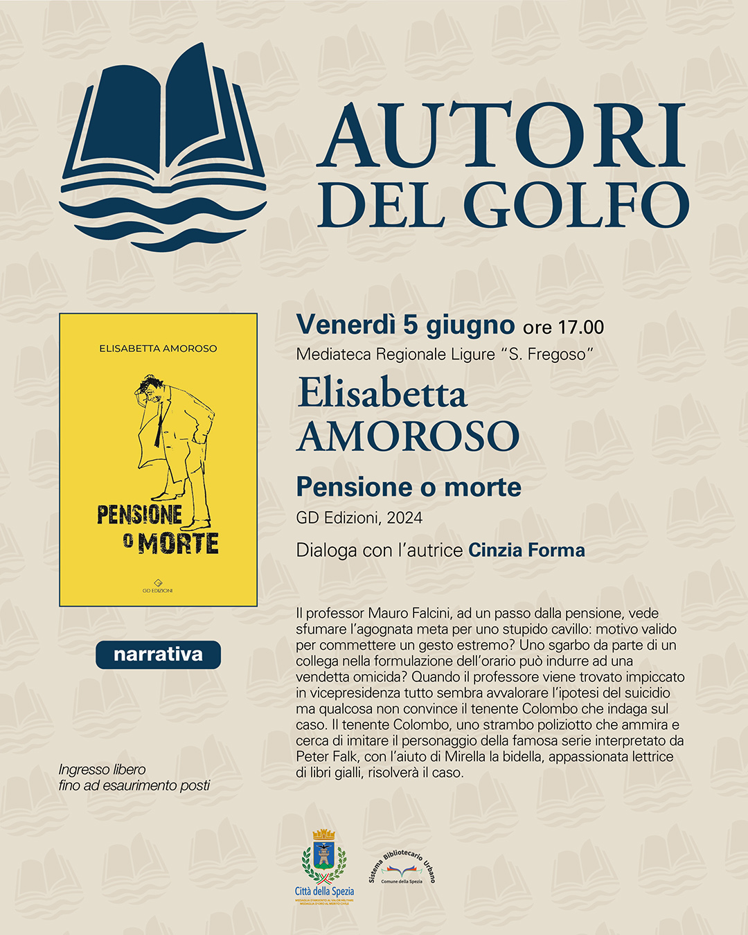 Elisabetta Amoroso a "Autori del Golfo"