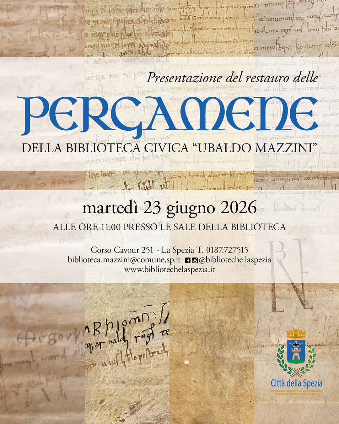 Esposizione pergamene storiche restaurate