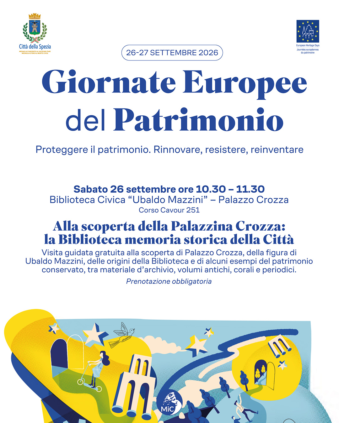 Alla Mazzini visita guidata per le Giornate Europee per il Patrimonio 2026