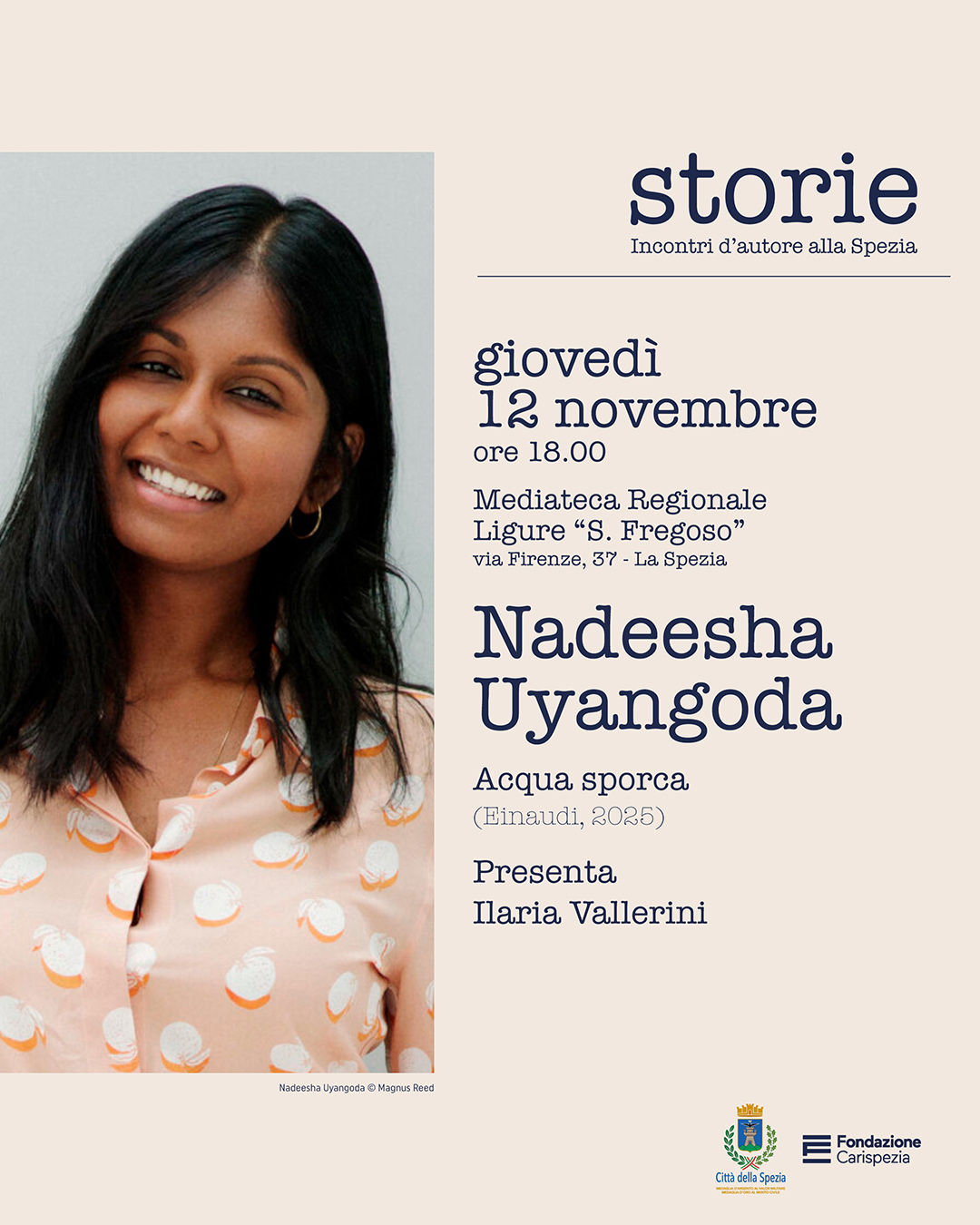 Nadeesha Uyangoda chiude “Storie. Incontri d’autore” con il romanzo “Acqua sporca”