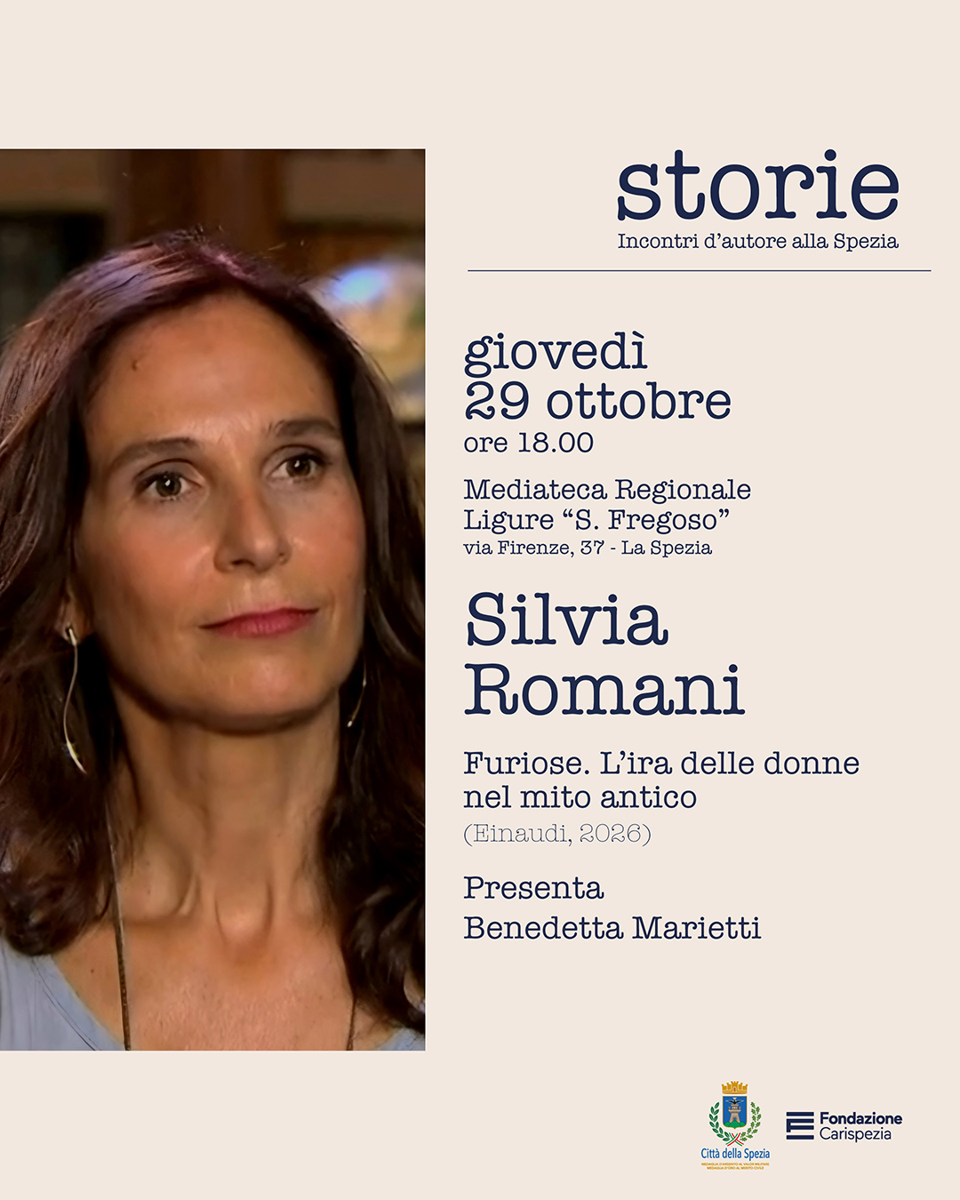 Le donne del mito e la forza della loro ira: Silvia Romani ospite di “Storie. Incontri d’autore”