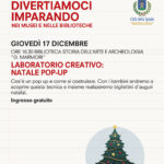 Laboratorio "Natale pop-up" alla Biblioteca Marmori